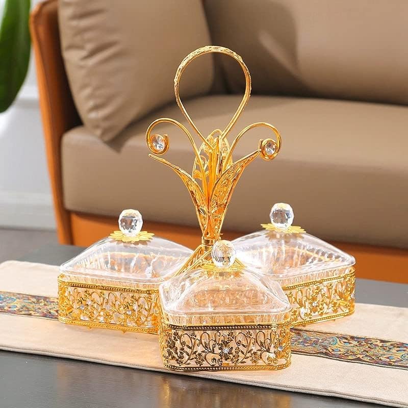 Miniatura 1 de GP16 - Frutero circular de metal portátil con hierro seco para frutas platos y bandejas color GP21-3