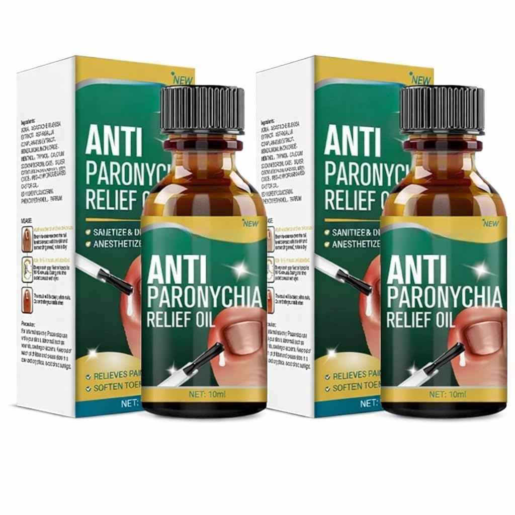 Anti Paronychia Relief Oil, Natural Formula for Nail Treatment, Pain Relief and Sanitizing, 10ml Liquid Drop with Applicator (PACK OF 2)-image-25