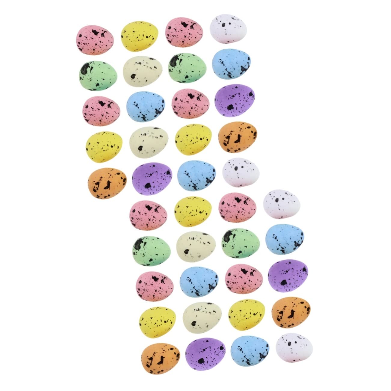 ABOOFAN 400 Pièces De Pâques en Mousse De Pâques Surprise Ornement Suspendu D' De Pâques Fournitures De Fête De Pâques Métier D' Mouchetés Enfant Œuf Couronne Ménage