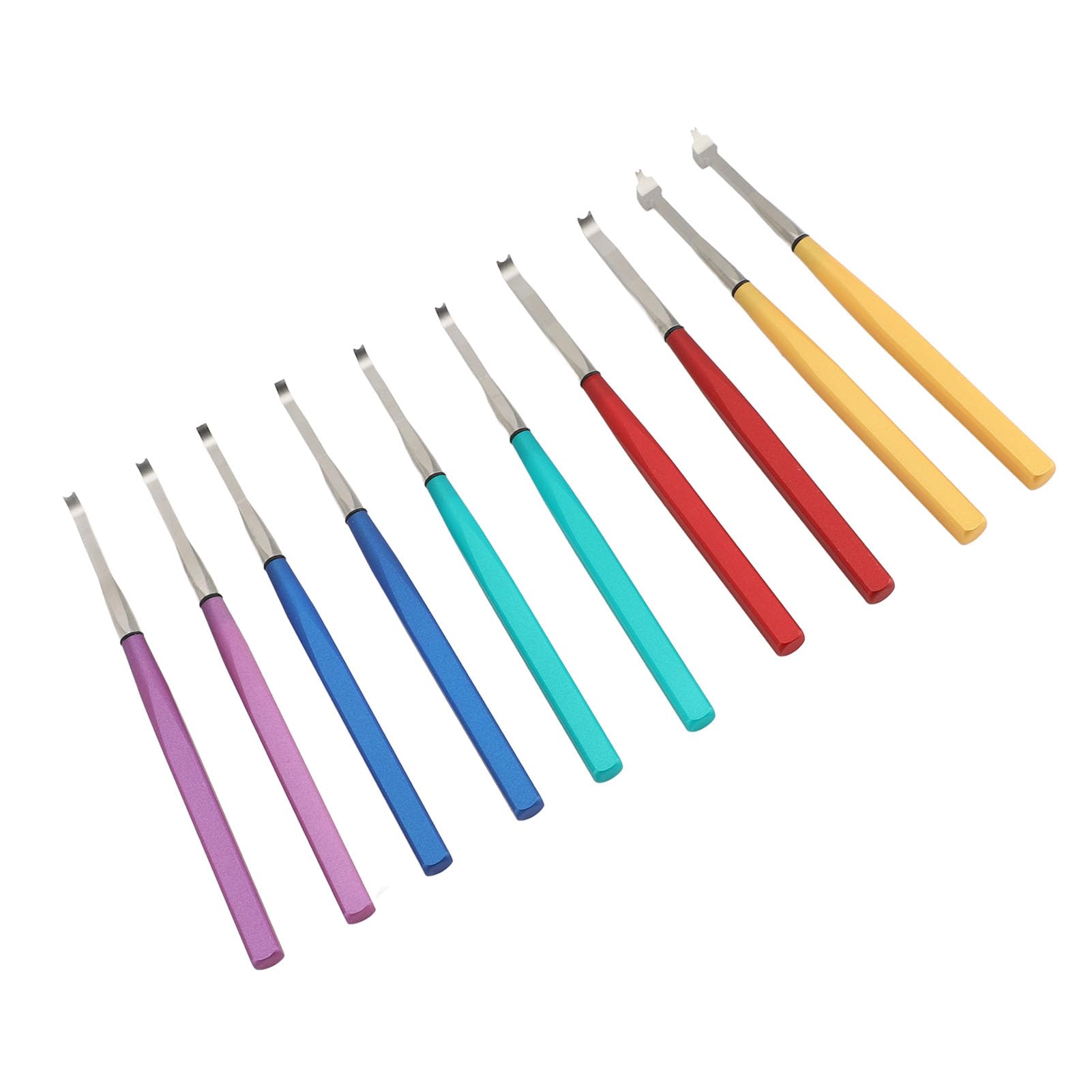 Fockety Kit de Reparación de Relojes, 10 Piezas de Extracción y Cambio de Tamaño de Eslabones de Reloj para Reemplazo de Pilas de Reloj, Juego de Destornilladores de Reparación de