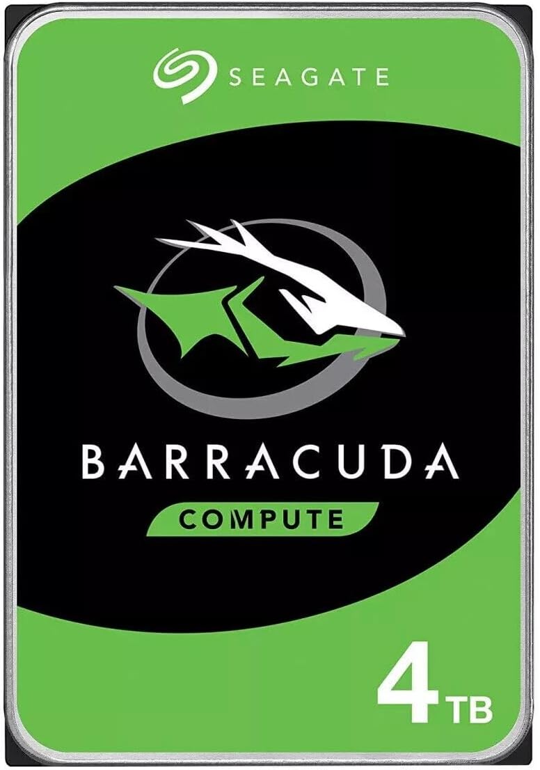 Barracuda ST4000DM004 - HDD - 4 TB - Internal - 3.5" - SATA 6Gb/s - 5400 RPM - Buffer: 256 MB Storage