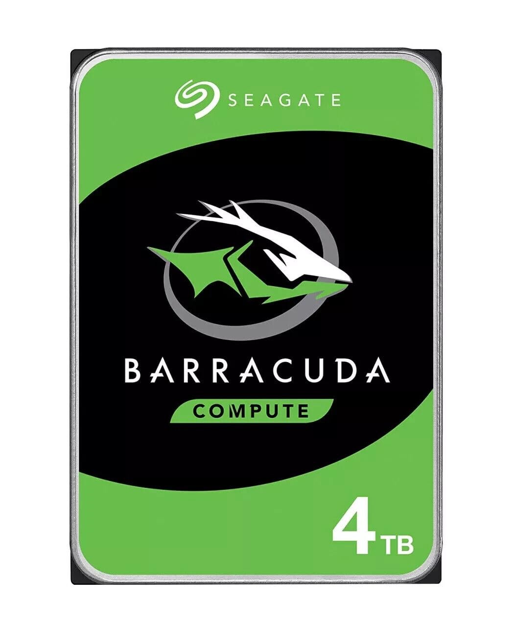 Seagate Barracuda ST4000DM004 Hard Disk, 4 TB, Internal 8.9 cm (3.5 inch), SATA 6 Gb/s, 5400 rpm, Buffer: 256 MB