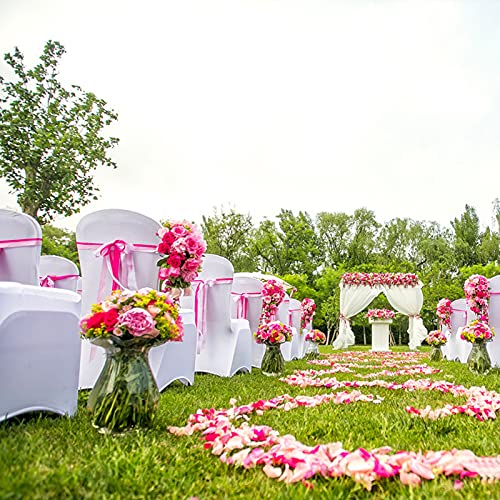 Cufzuz Spandex Dining Room Chair Covers For Living Room - Universal Stretch Chair Slipcovers Protector For Wedding, Banquet, And Party (Royal Blue, 10 Pcs) #TOP4