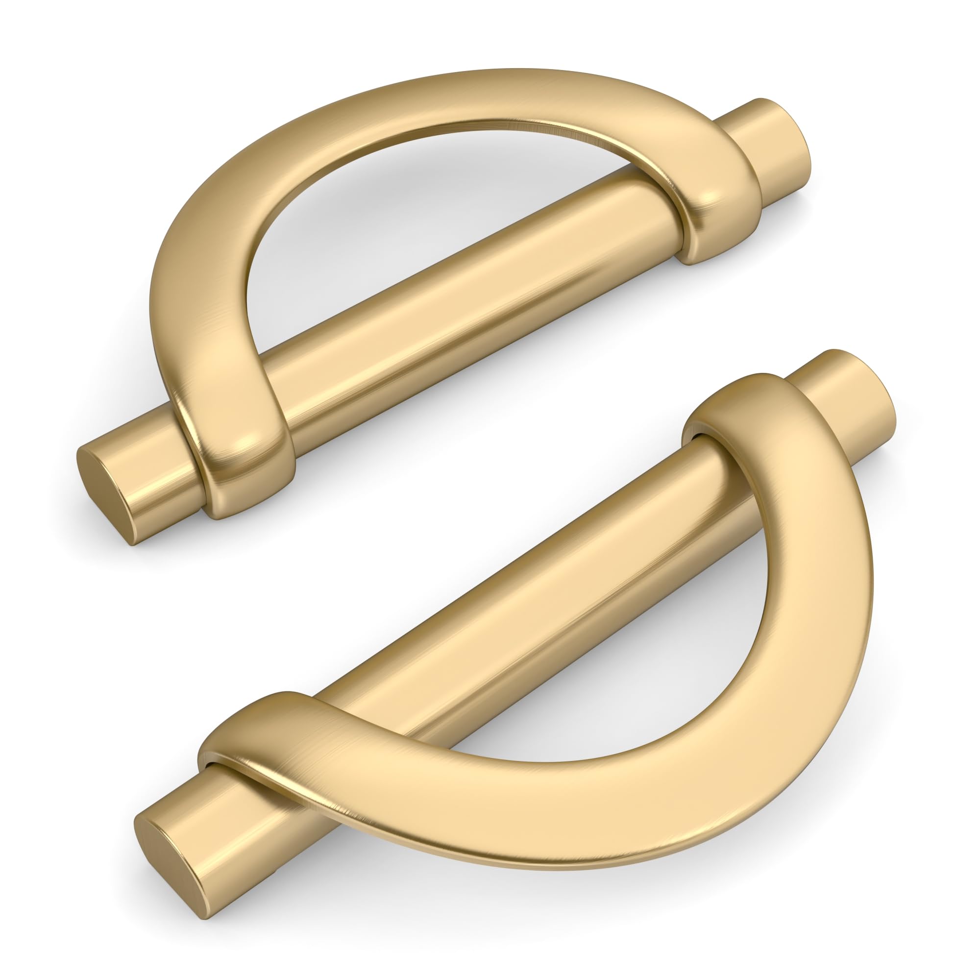 Brushed Gold Cabinet Pulls - 10 Pack -20 Brushed Gold Cabinet Pulls - 10 Pack -20