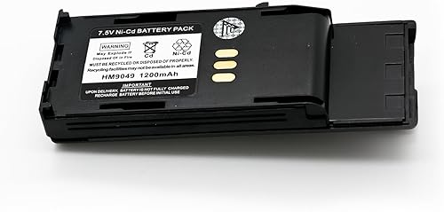 Miniatura 3 de ExpertPower Batería NiCd de 7.5V 1200mAh para Motorola HNN9049, HNN9050, HNN9051  Compatible con Radius P1225, P1225LS  Batería compacta recargable