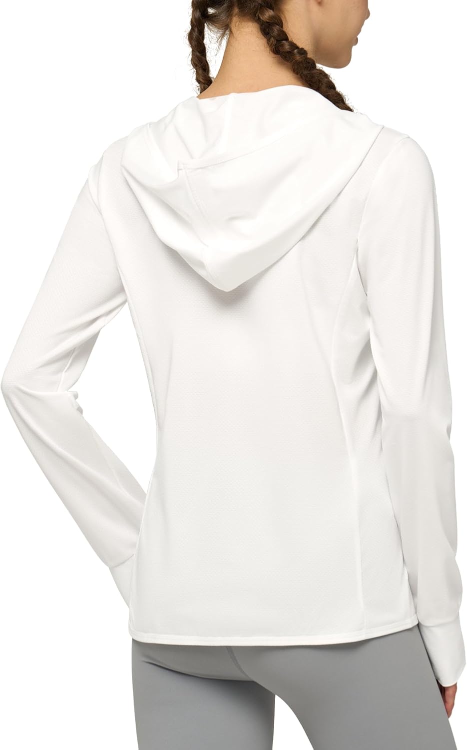 Willit Women's UPF 50+ Sun Protection Shirts UV Long Sleeve Zip Hoodies SPF Lightweight Jacket Hiking Outdoor with Pockets - Image 2