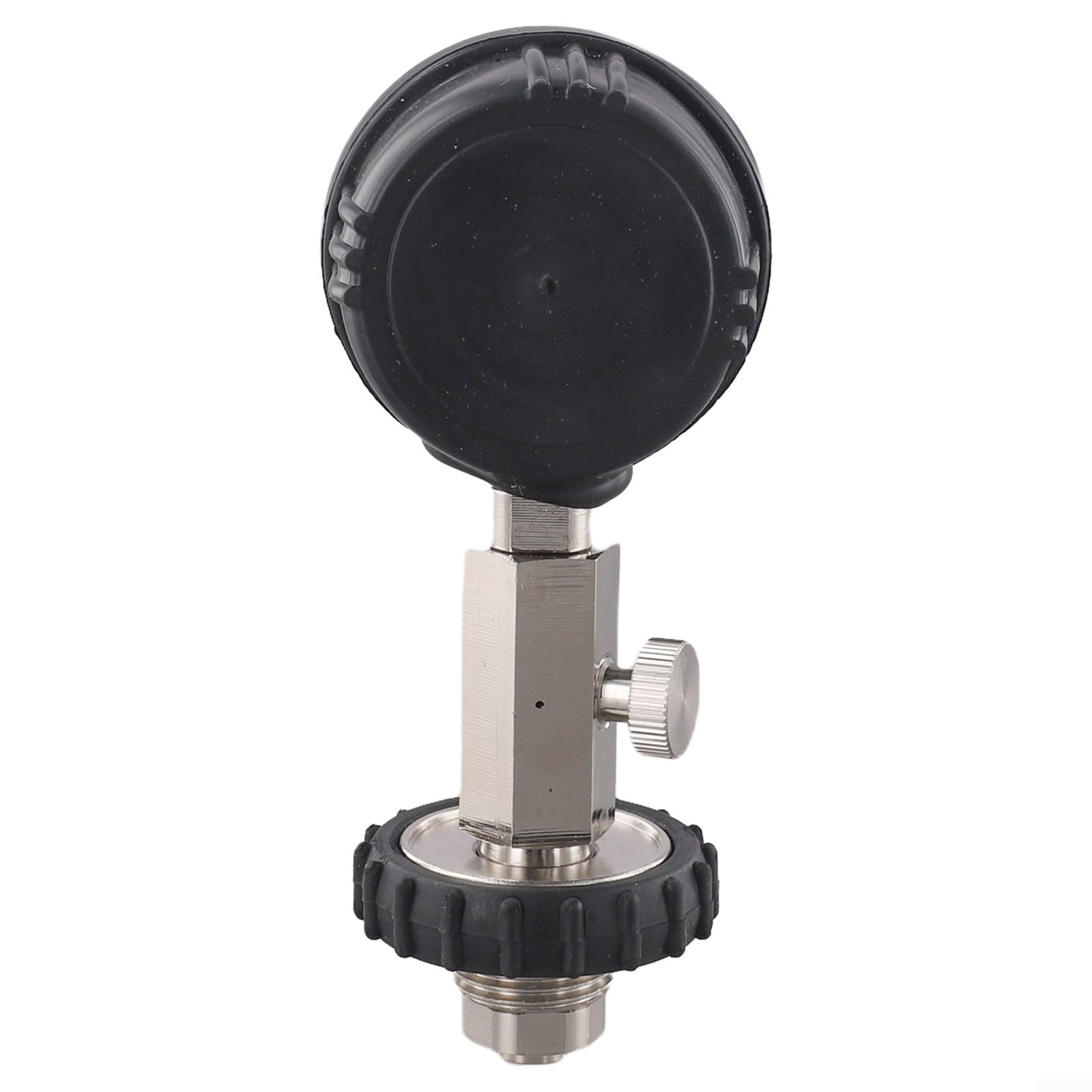 Medidor de presión para botellas de buceo G5/8 rosca 0-300 bar acero inoxidable latón goma para cilindro de buceo DIN