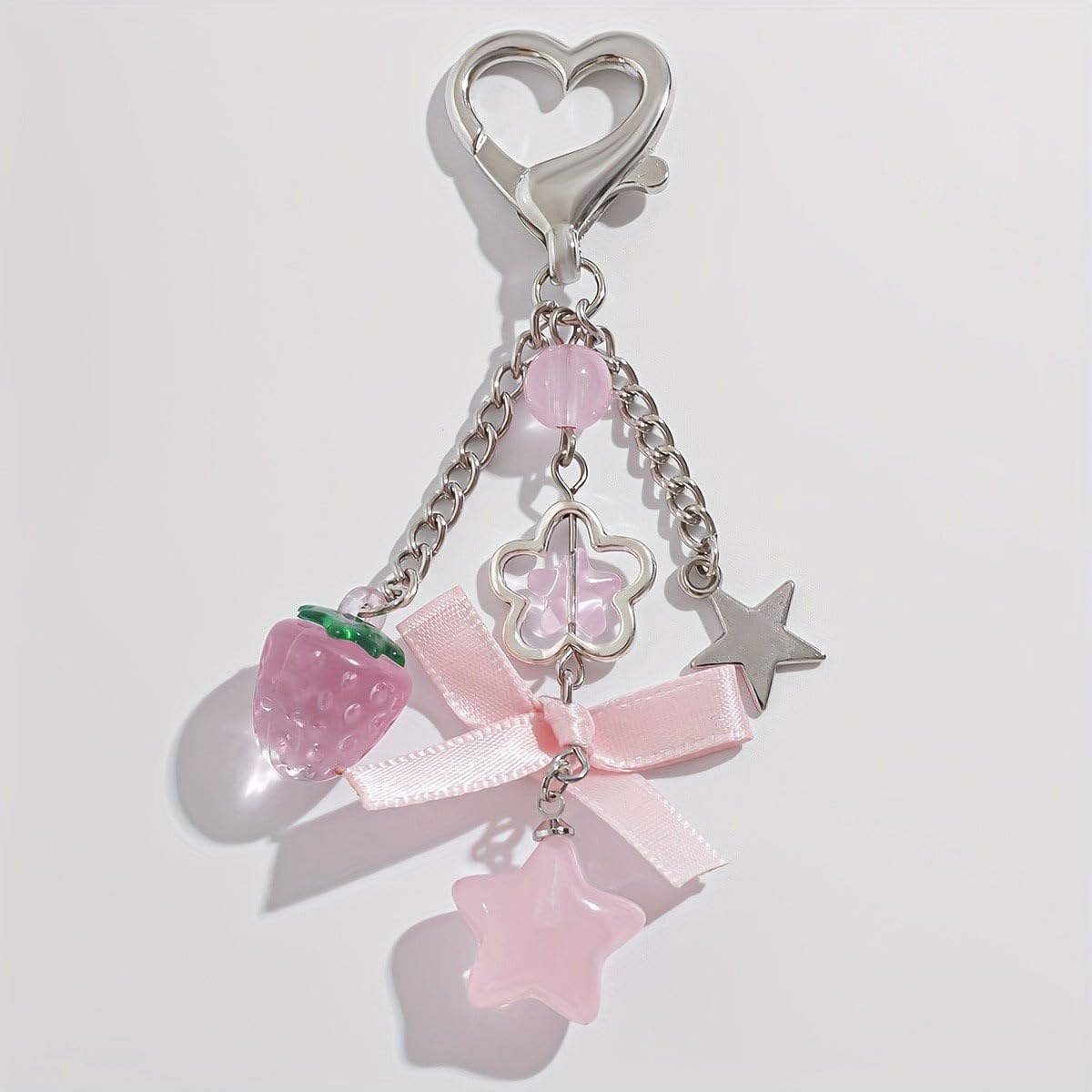 Cute Keychains, Cutecore Keychain, Kawaii Keychain, Pink Aesthetic Keychain image 2