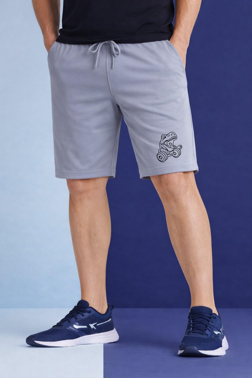 Skandaa Men's Shorts Grey 196-picture-38