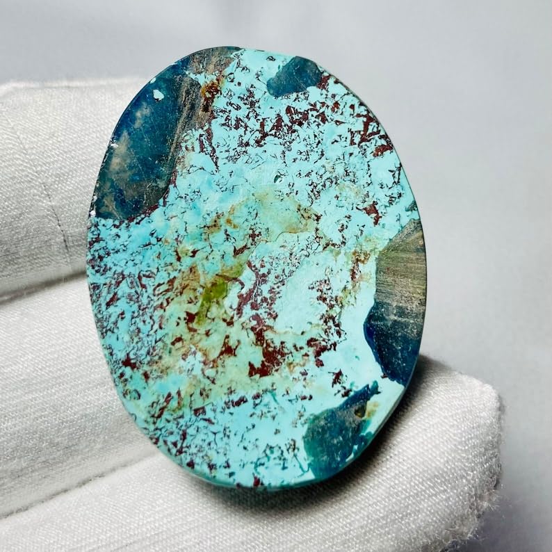 Gemme Shattuckite naturelle pour collier bague pendentif et création DIY - 6