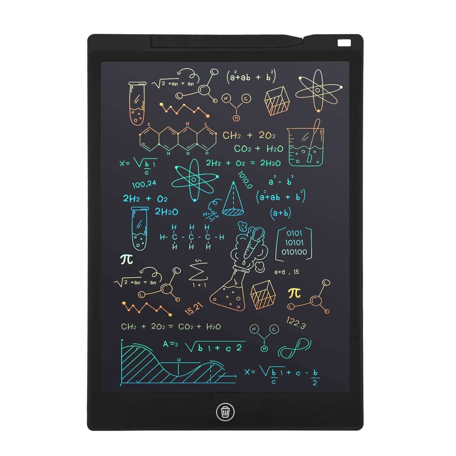 MKY LCD Writing Tablet, Electronic Digital Writing & Colorful Screen Doodle Board, 12-Inch Drawing Tablet Gift for School Kids (Multicolor, Pack of 1)-image-5