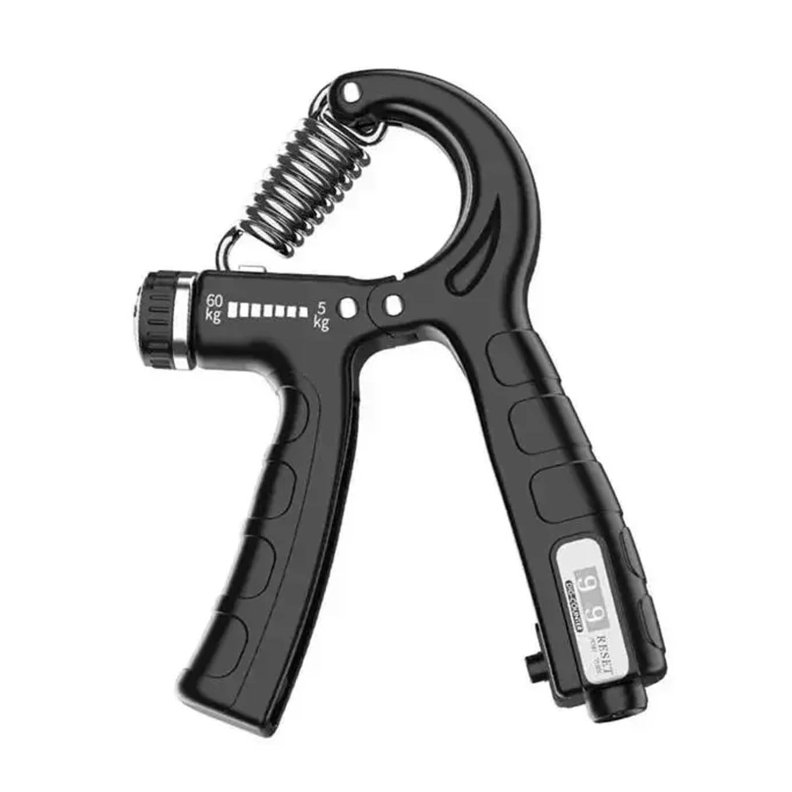 FLYIODFCXV Wrist trainer, 5-120kg Finger Expander Arm Wrist Forearm Trainers Fitness Steel Spring Gripper Exercise(5-60Kg Black)