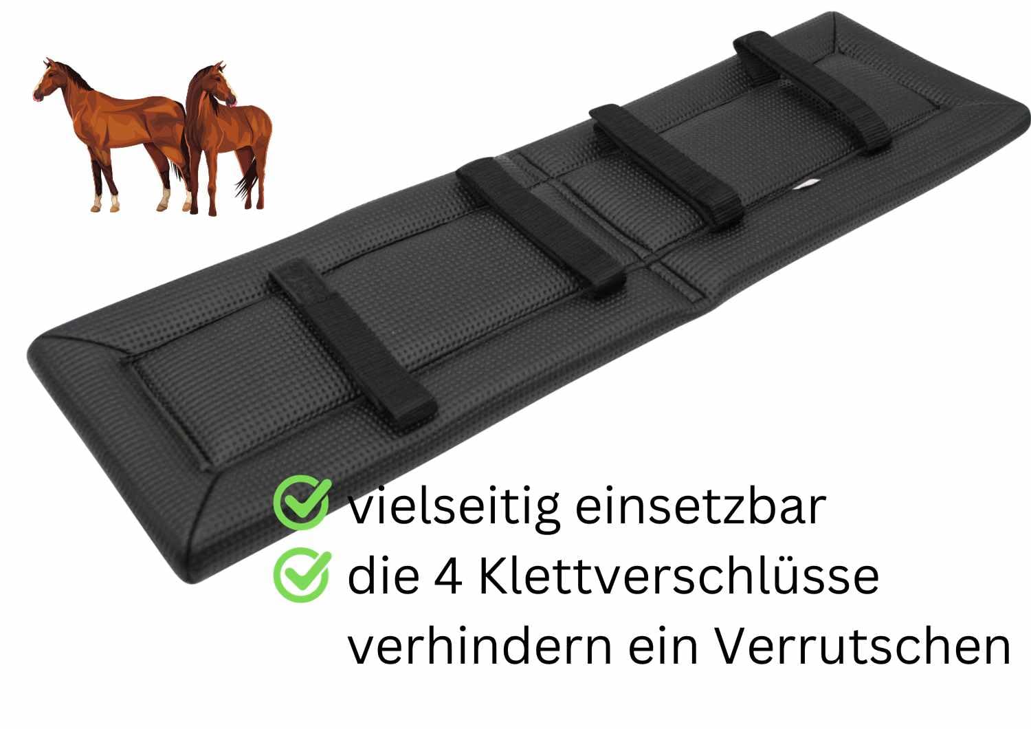 AMKA Selettunterlage Voltigiergurt-Longiergurtunterlage Waffle Neopren Gr. L