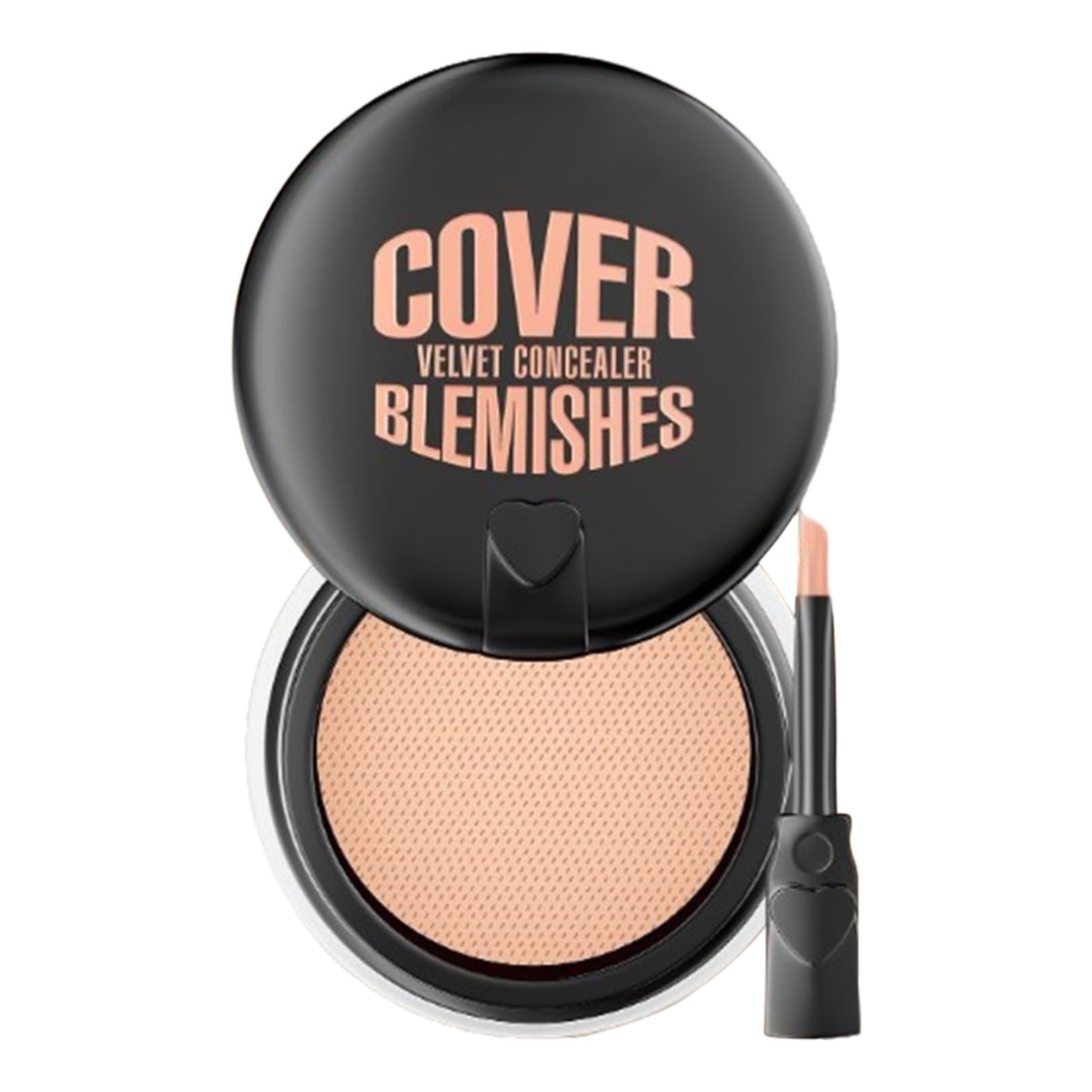 FEESHOW Lightweight Full Coverage Concealer for Women 1Pc Waterproof Long Lasting Creamy Formula Blends Easily No Smudge Nude