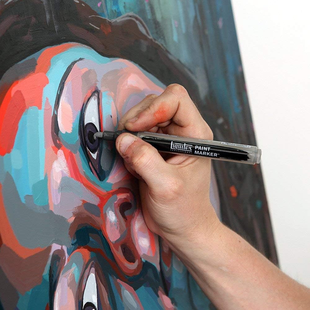 Liquitex Professional Paint Marker Set, 6 Piece, Fluorescents