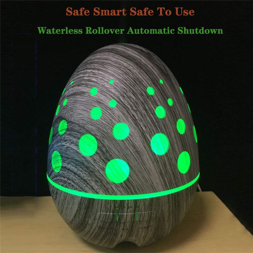 Ssltdm Aromatherapy Diffuser Led Lights And Waterless Auto Shut-Off For Home Office Bedroom Cool Fog Keeps Your Home Fresh,C