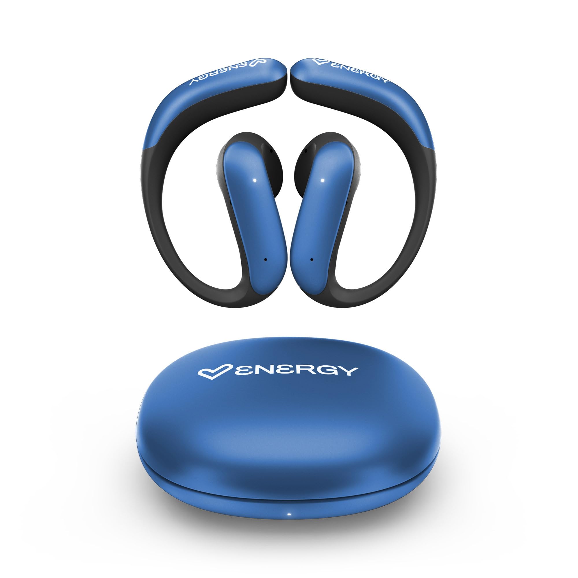 Energy Sistem PulseFit Cuffie Bluetooth 5.4 True Wireless Auricolari Sportivi Secure Fit IPX5 Stereo Video Audio No Delay Microfono HQ Voice Calls Charging Case 22 Ore Batteria Running Fitness