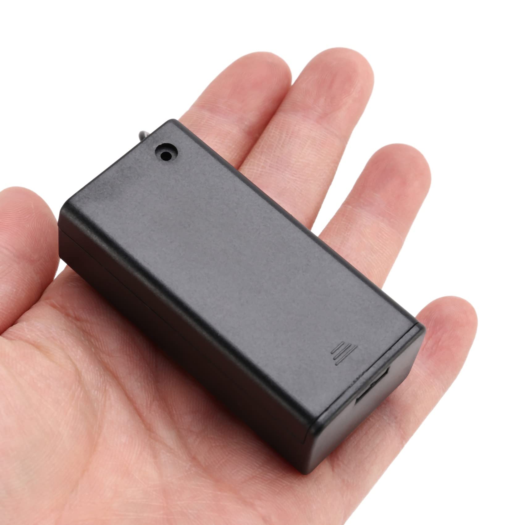 9V-Batteriehalter mit EIN-AUS-Wippschalter 9 Volt mit Abdeckung 9V-Batteriehalter mit EIN-AUS-Wippschalter 9 Volt mit Abdeckung