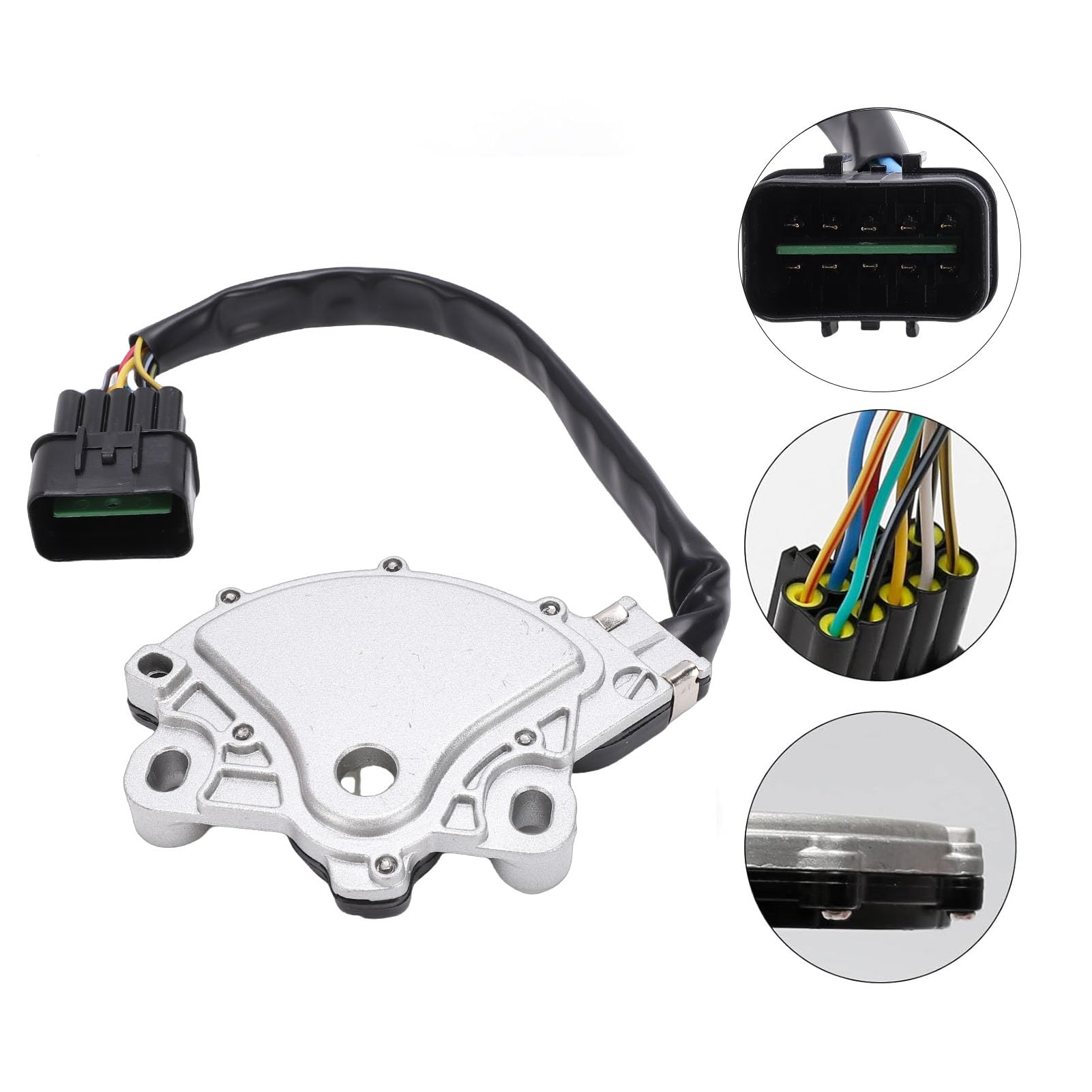 Commutateur d'inhibition de Transmission Automatique, Commutateur de Remplacement Neutre, d'inhibition avec Numéros de Pièce OEM 8604A053 MR263257 8604A015, Idéal pour Montero Pajero Sport