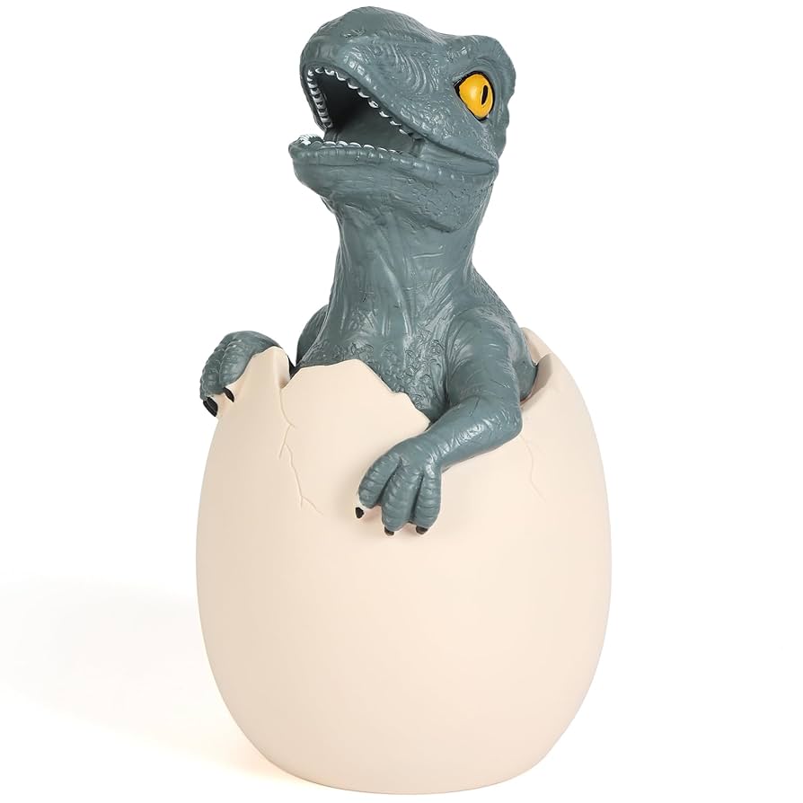 ヴィエルサーチ 貯金箱 Amazon.co.jp: H&W Velociraptor Cub 貯金箱 飛散防止 食べる