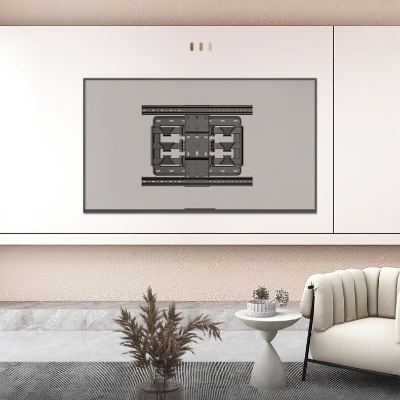 Support TV mural orientable pour éliminer les reflets et optimiser votre écran