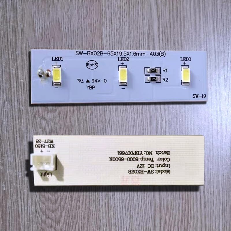 Compatible con refrigerador Electrolux ZBE2350HCA SW-BX02B Tira de luz LED Barra LED Compatible con Piezas de refrigerador y congelador Electrolux ZBE2350HCA SW-BX02B