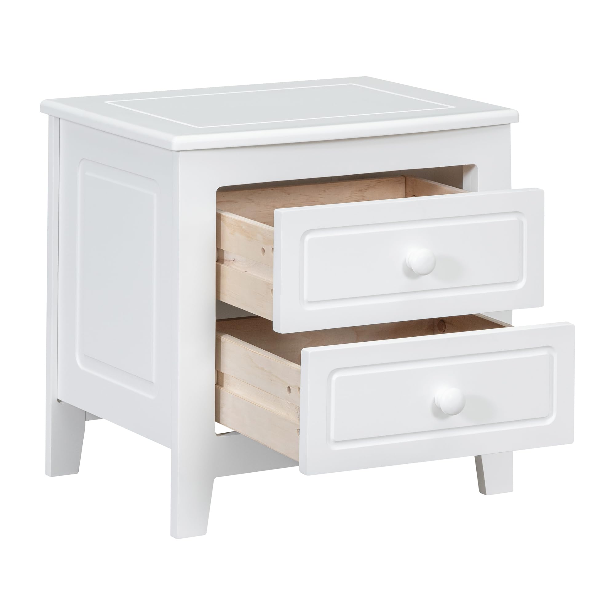 Amazon.com: Mid Century Retro 2 Drawer Nightstand, Solid Wood Amazon.com: Mid Century Retro 2 Drawer Nightstand, Solid Wood