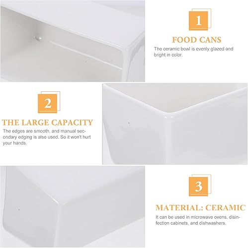 Miniatura 3 de DOITOOL Soporte de cerámica para bolsas de azúcar, 2 unidades, para café, azúcar, edulcorante, estación de café, organizador para bolsitas de té,