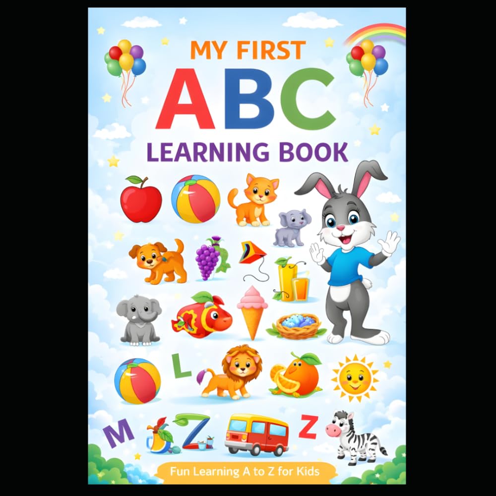 My First ABC Learning Book: Alphabets with Pictures for Kids | Fun Learning