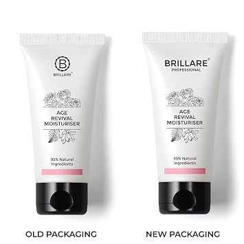 BRILLARE Professional Revitalizing Natural Moisturiser with Indian Rose and Lotus (50g)