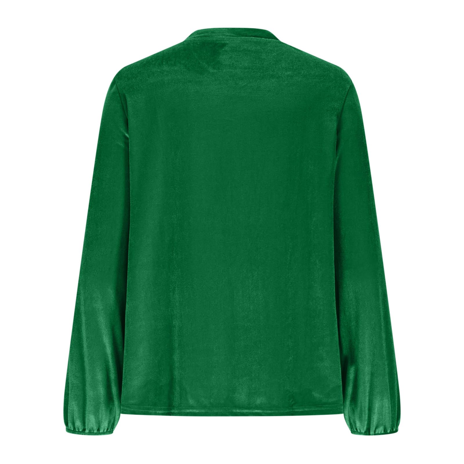KHIRVWL Top Donna Casual Unito Scollo a V Maniche Lunghe Magliette Sparkly Curvy Manica a Campana Sequin Camicia Glitter Nera Capodanno Maglie Brillantini Sera Top Cerimonia Camicette