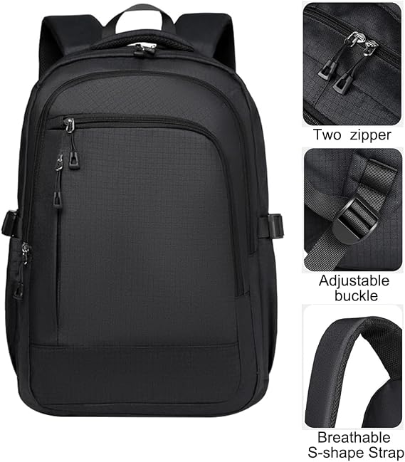 Unisex Casual Backpack Large Capacity Laptop Backpack fit for Travel Outdoor Activities School(Pink,20 Liters)
