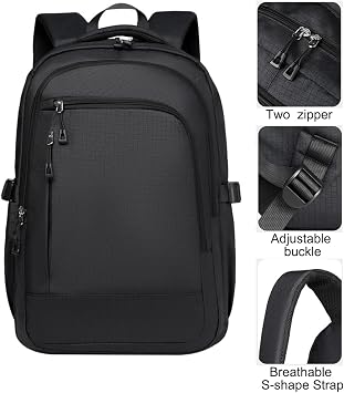 Unisex Casual Backpack Large Capacity Laptop Backpack fit for Travel Outdoor Activities School(Pink,20 Liters)