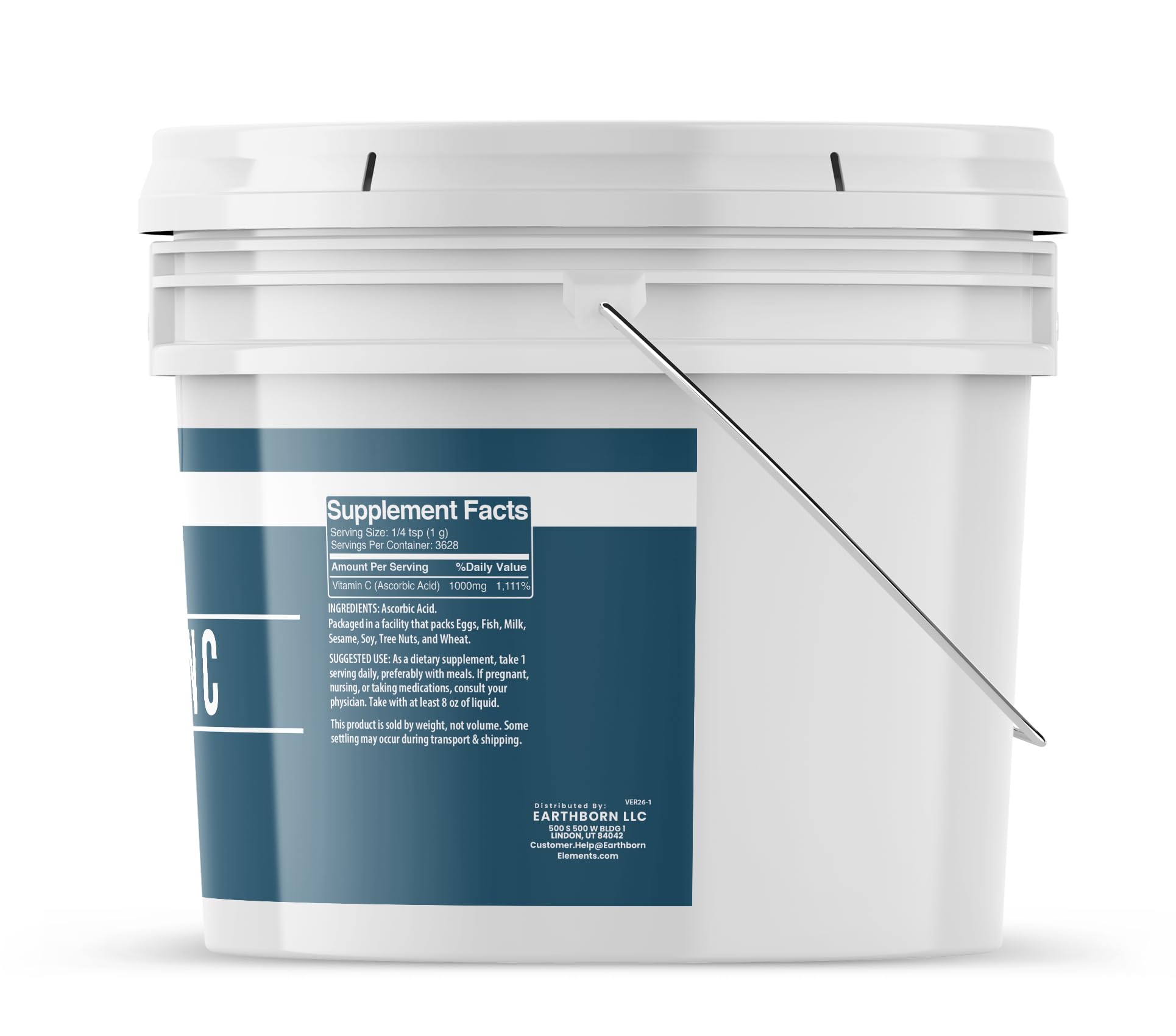 Earthborn Elements, Vitamin C Powder, 8 Lb — Amazon image 3