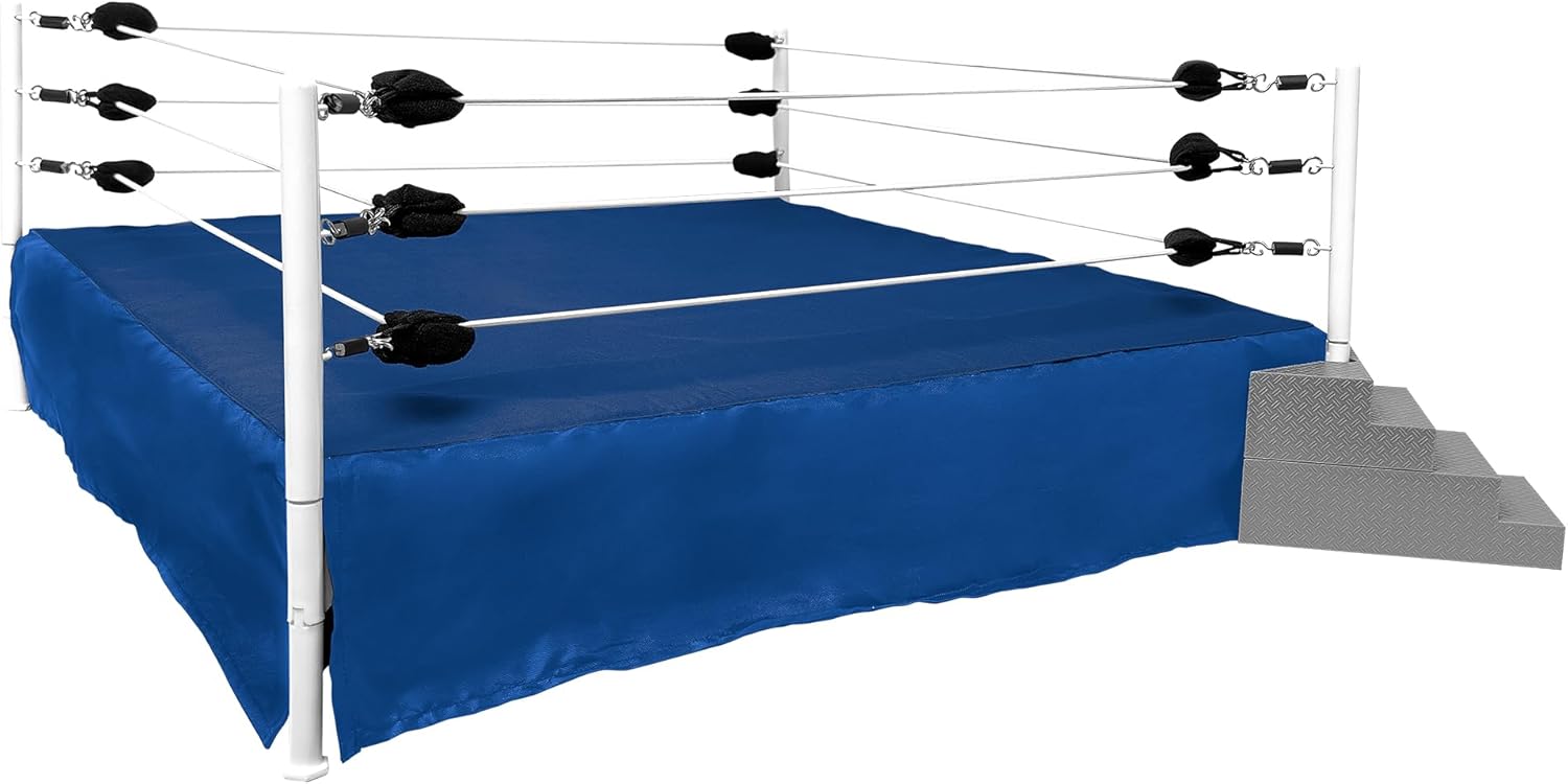 Figures Toy Company Solid Blue Ring Mat Wrestling Action Figure Ring