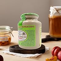 Vista 7 de Pommery - Mostaza de pimienta verde gourmet de Francia en barro 8.8oz