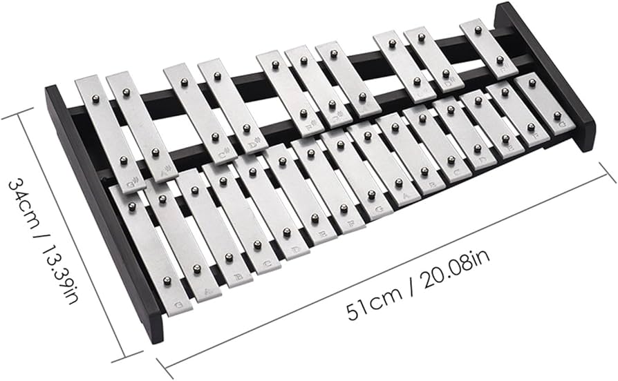 Amazon.co.jp: グロッケン打楽器 25 ノートグロッケンシュピール木琴