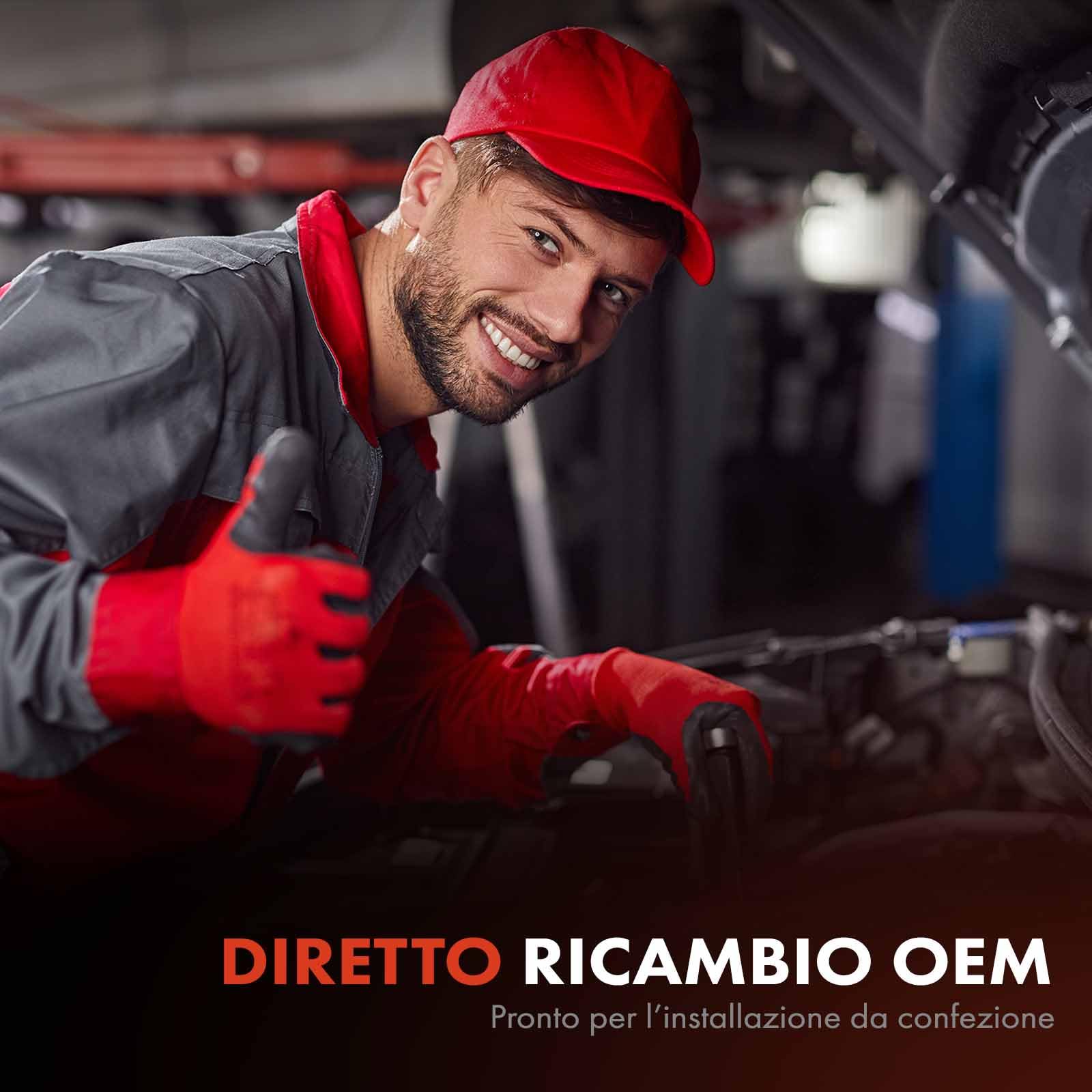 Frankberg Compressore dell'aria condizionata con frizione Compatibile Fabia II A3 8P1 A6 Allroad C6 Ibiza IV Leon 1P1 1K0820803J