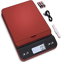 Vista 9 de QP Báscula de Envío, 440 lb/0.35 oz Báscula Postal Digital de Alta Precisión, Báscula de Franqueo, Función de Retención/Tara, Pantalla LCD