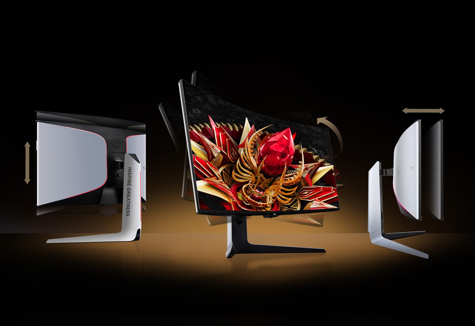 Tcl 34R83Q WQHD Mini-LED 1500R Curved Gaming Monitor 170Hz 34 Zoll – Bild 4