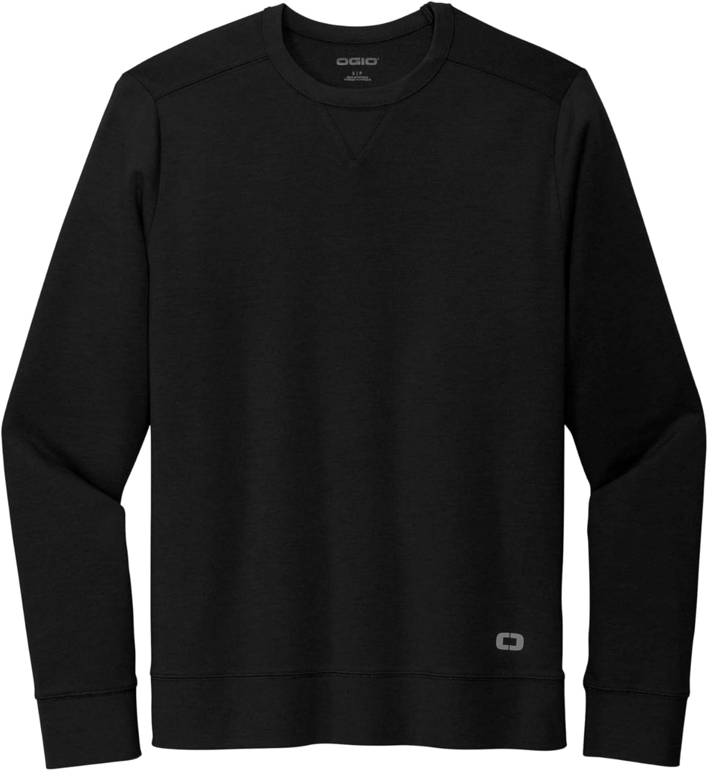 OGIO Unisex Luuma Flex Long Sleeve Crew | Athletic Long Sleeve Top for Men & Women, Lightweight Pullover for Casual Wear