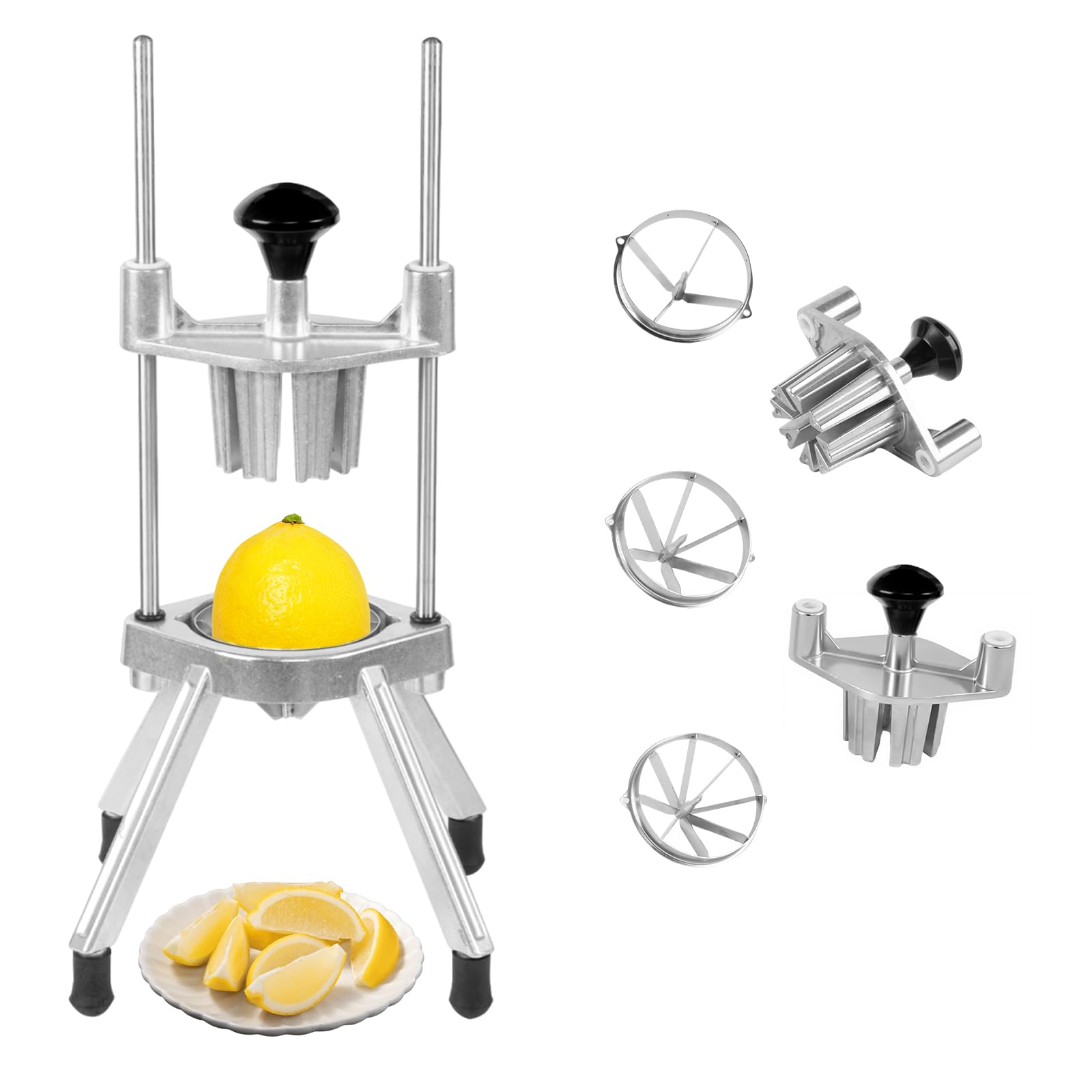 Commercial Lemon Slicer &amp; Citrus Wedger, 4/6/8-Wedge Lemon Lime Cutter