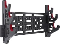 Vista 4 de Eforlife - Soporte de pared de terciopelo para espada, soporte de exhibición con tiras de fieltro para katana, wakizashi, Genji y espadas samurái