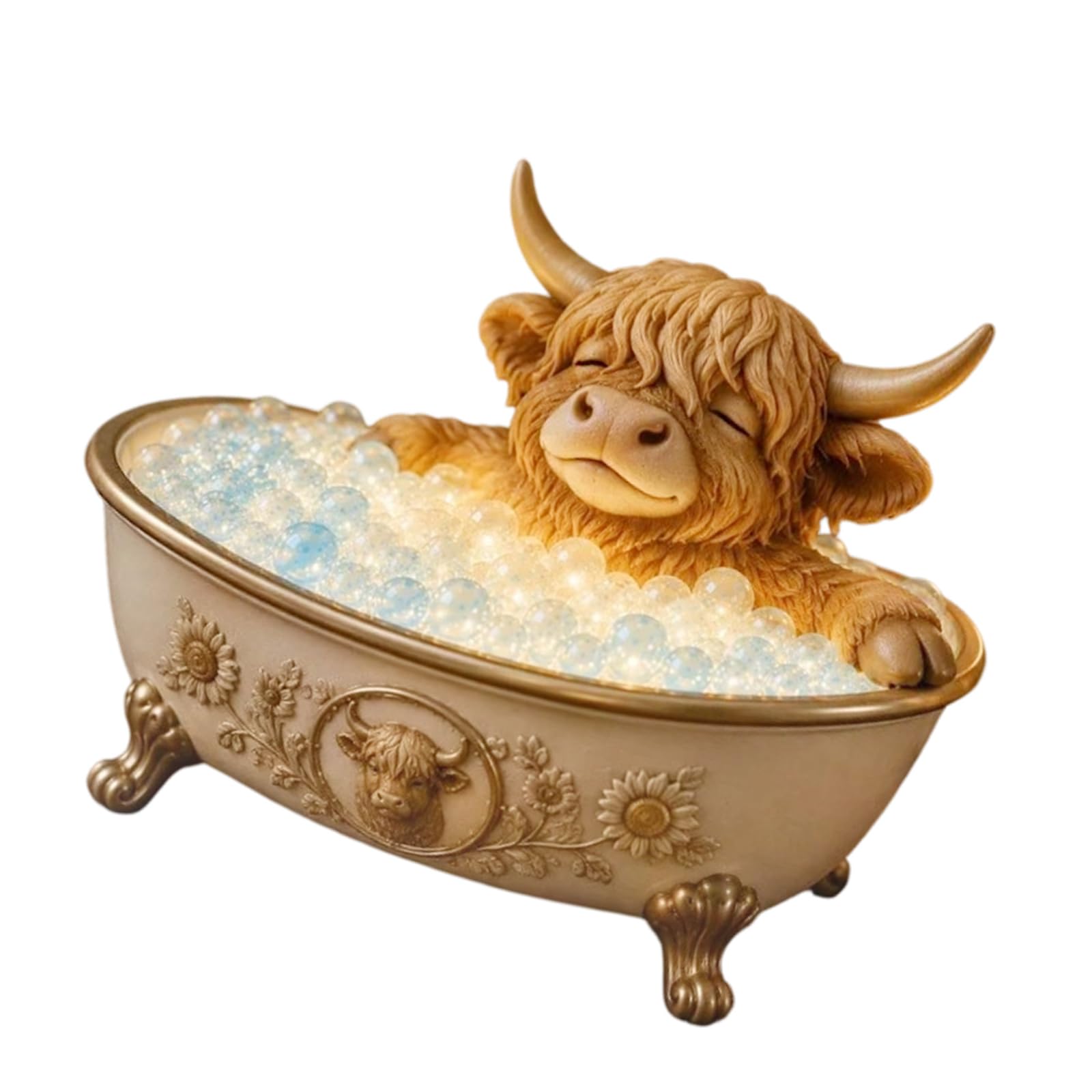 carotoe Bathtub Lamp Decor Lamp, Warm Animal Display Light for Bathroom Counter, Shelf Accent, and Tabletop Decor Use Shelf