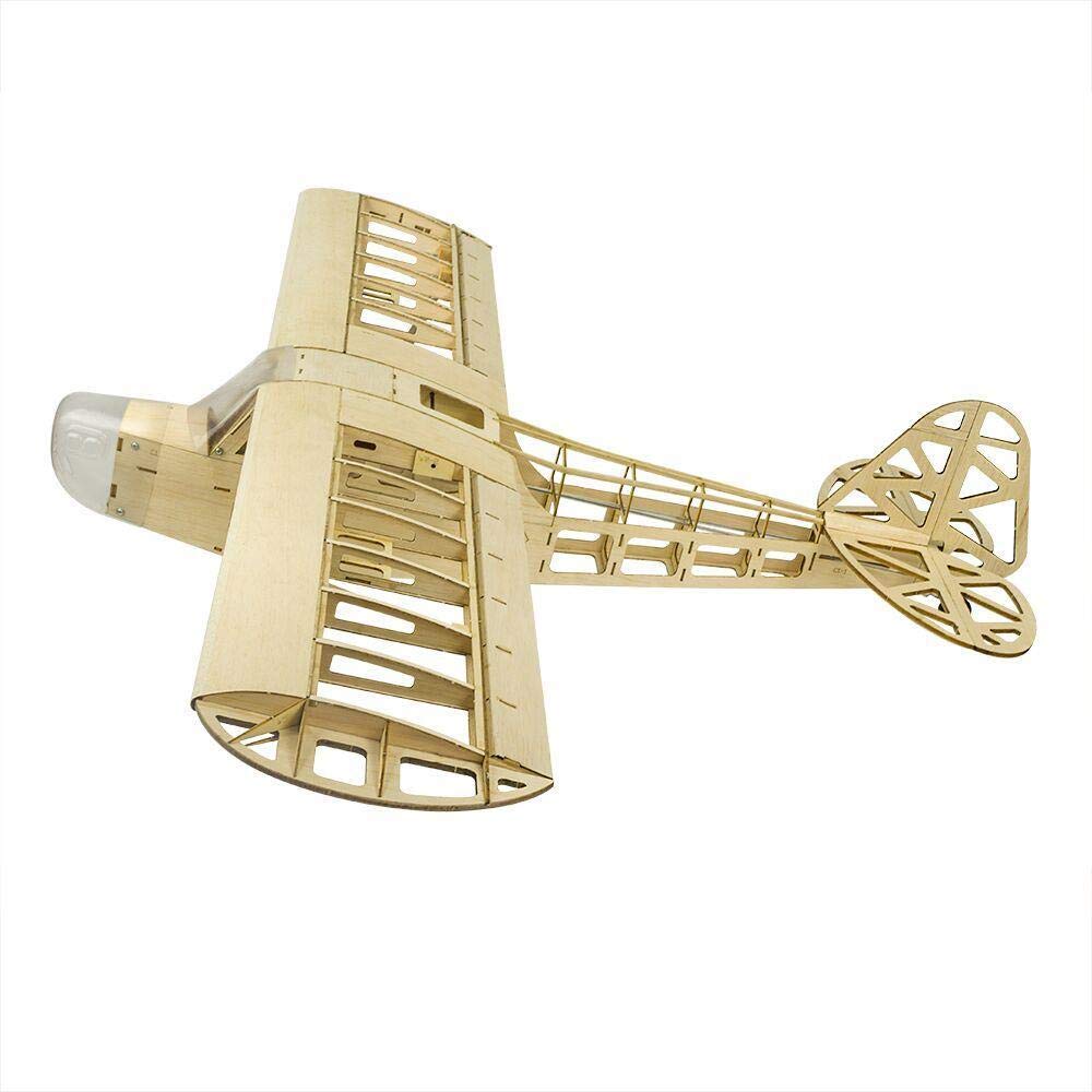 Torcster 213461 Piper J-3 1200mm Holzbaukasten Modellflugzeug für RC Bausatz DIY, gelaserte Balsa Sperrholz Holz Bauteile Holzmodell Flugzeug