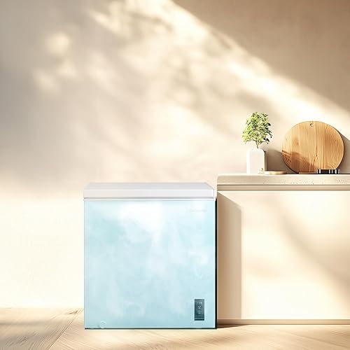 Cecotec Chest Freezer 198L Bolero CoolMarket Chest 198P White E. Basket, Electronic LED Control, UltraContact D-Cool, Dual Function, ZeroG Door (80º-30º), Fast Freezing, Compact - 4