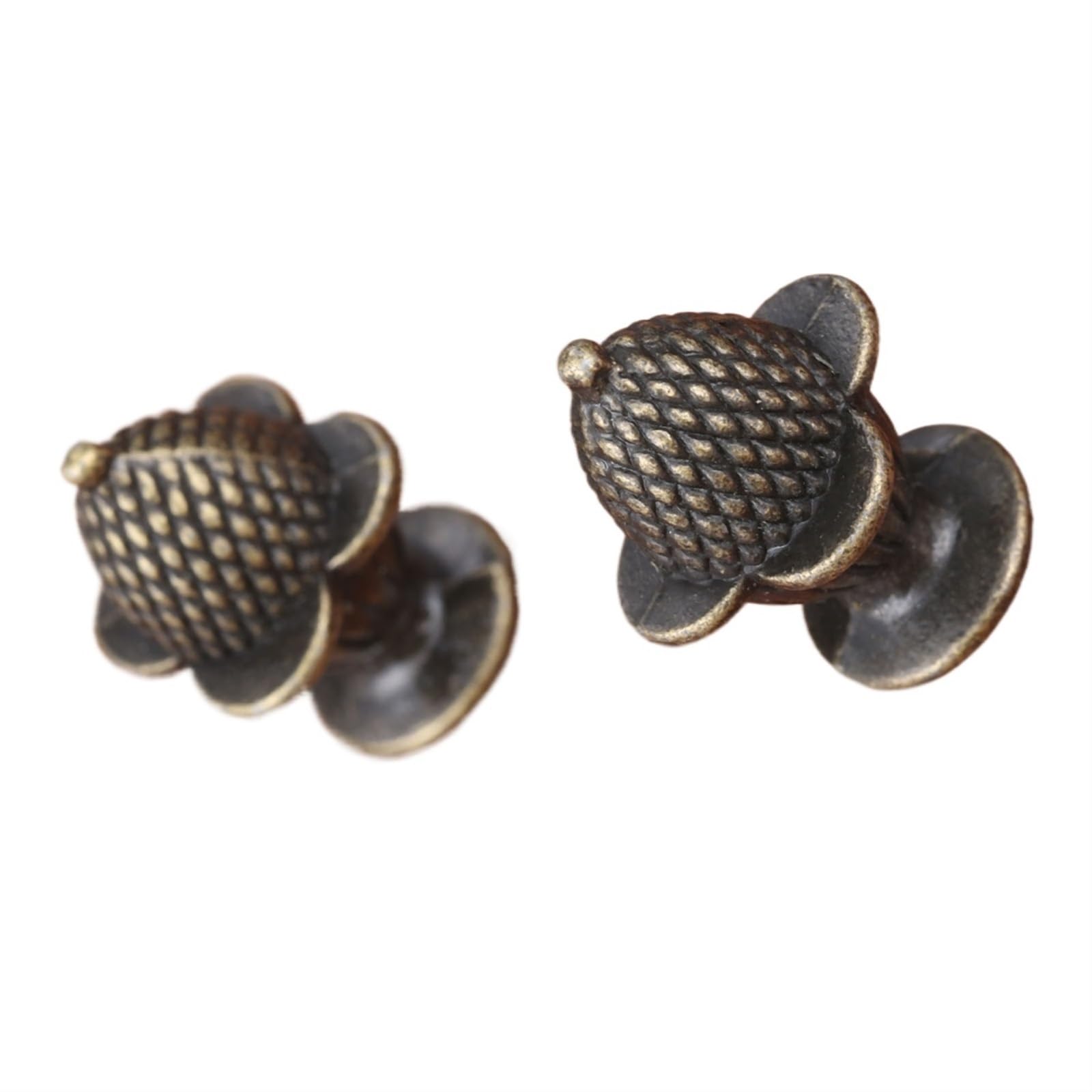 BIVOO 2Pcs Antique Cabinet Handle Knob Furniture Handle Strawberry Knob And Handles Zinc Alloy Door Cupboard Drawer Kitchen Pull Knob