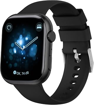 Smart Watch, 2026 Model, Ultra Thin, Ultra Lightweight, 2.01-Inch Large Screen, Compatible with iPhone/Android, Bluetooth, Calls, LINE/SNS Notifications, Japanese Compatible, Over 100 Types of
