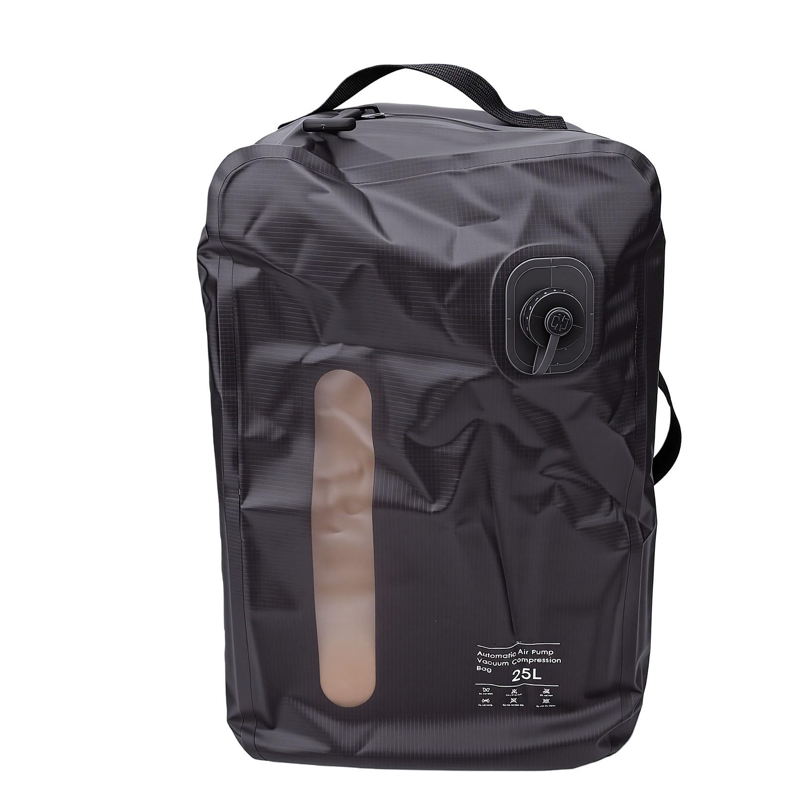 Bolsa de Viaje Al Vacío, Bolsa de Sellado Al Vacío a Prueba de Fugas de TPU de 25 L, Resistente, Duradera y Ultraligera, de Viaje de Compresión Versátil de 46 X 28 (GRAY)