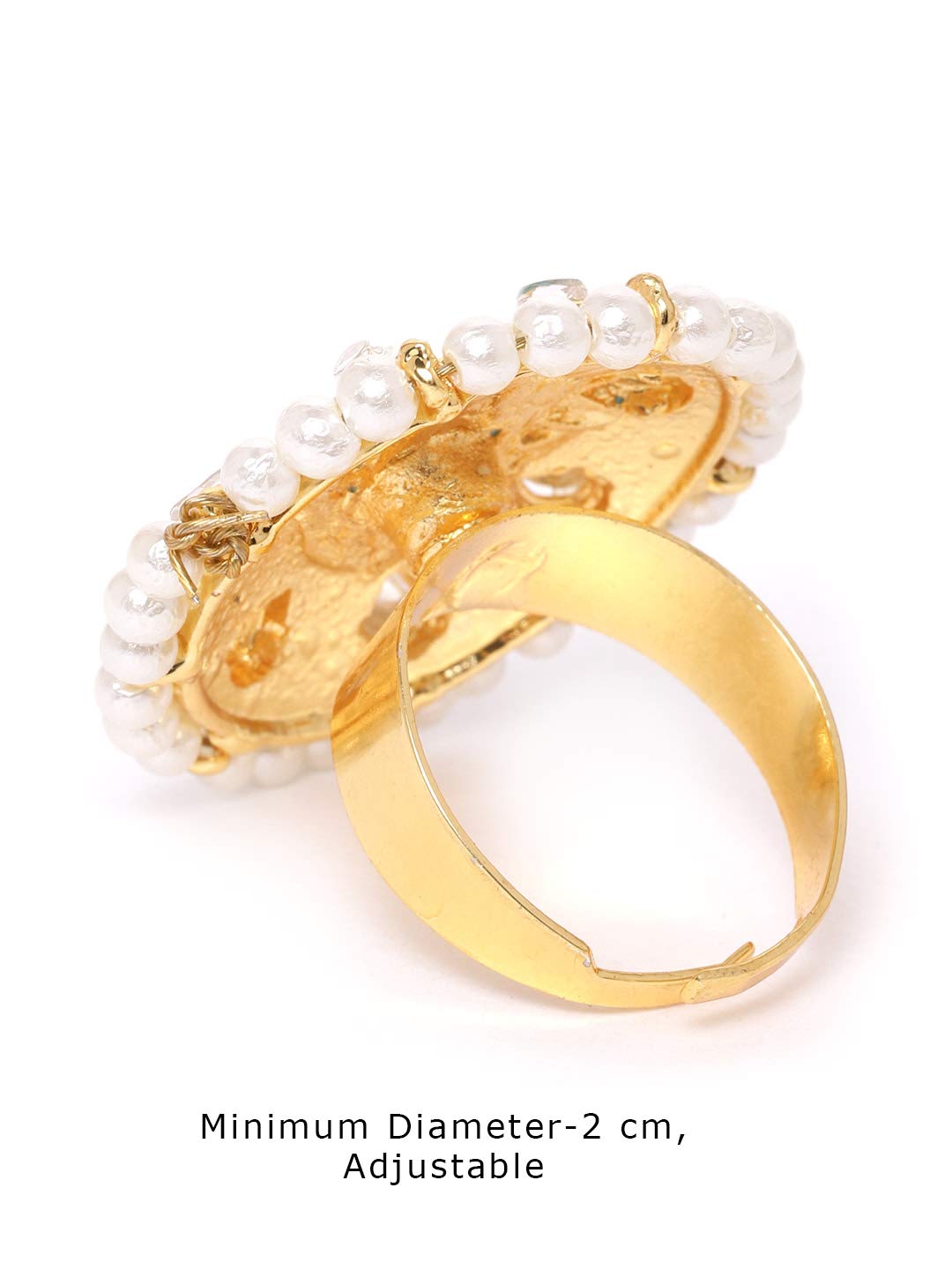 Enamelling Kundan & Traditional Finger Ring for Women